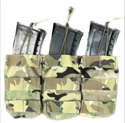 Тройной подсумок под магазин АК 5.45/7.62 открытого типа Emerson